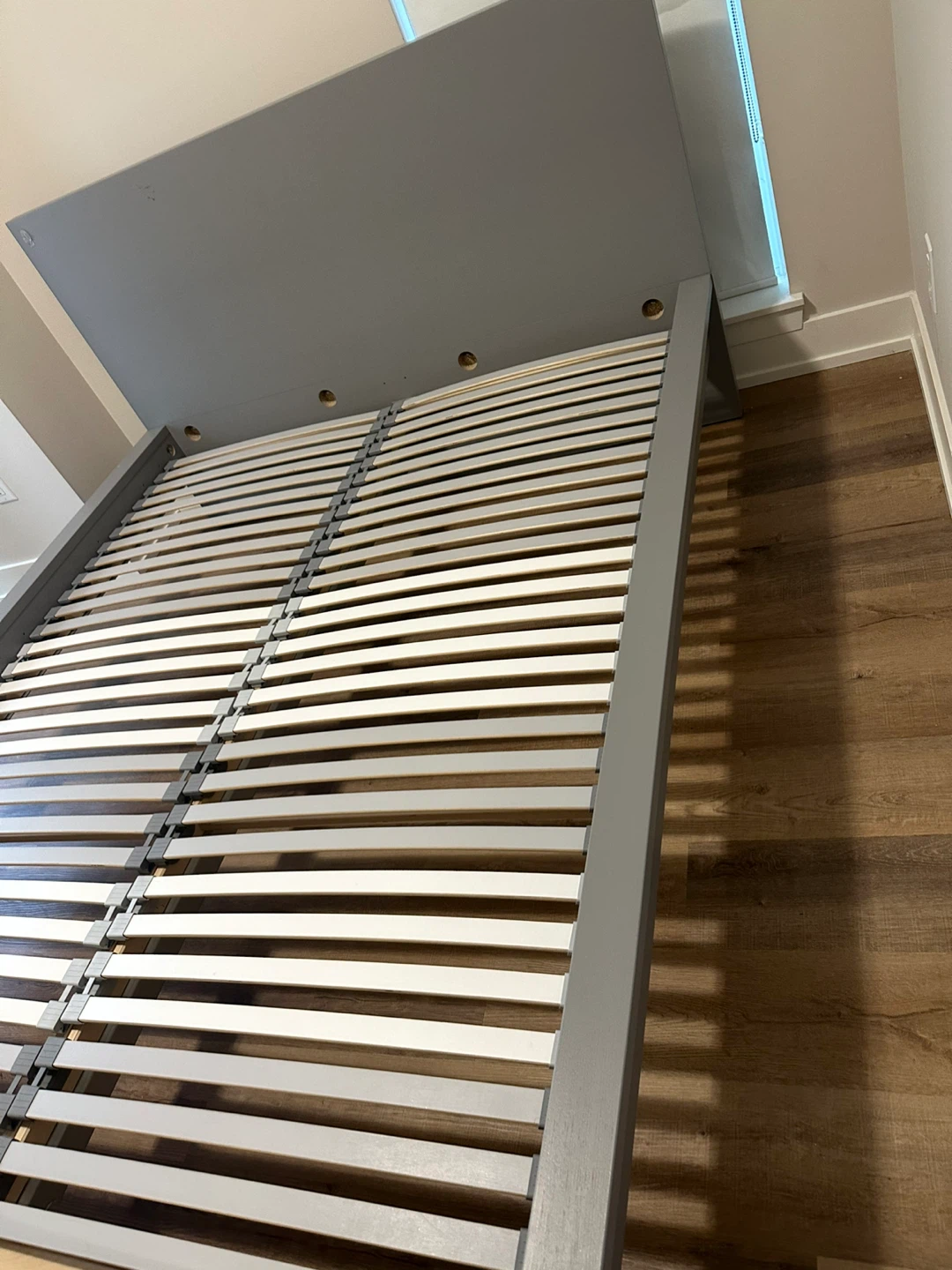 MALM high bed frame, 4 storage boxes, slatted base