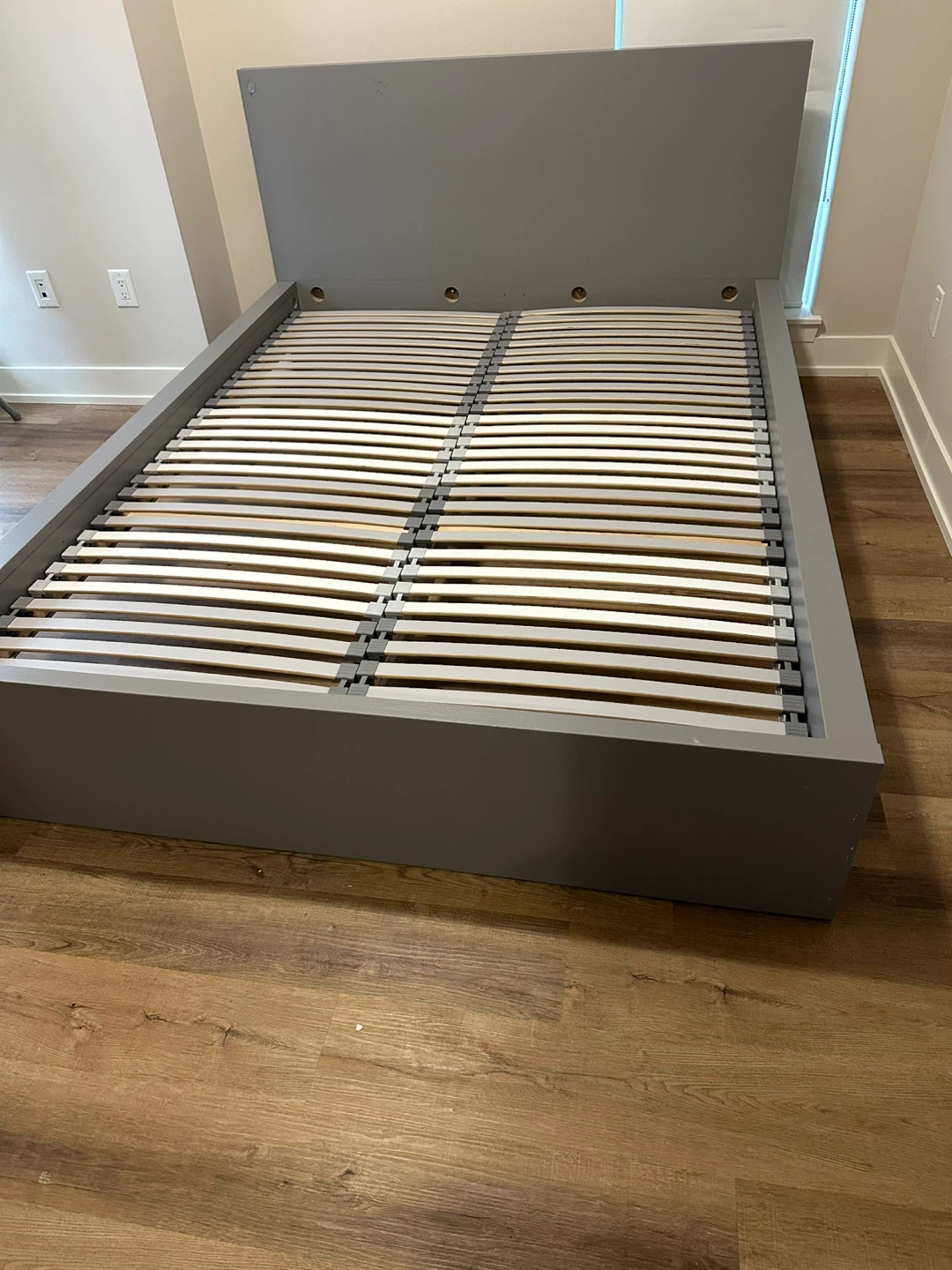 MALM high bed frame, 4 storage boxes, slatted base - photo 2