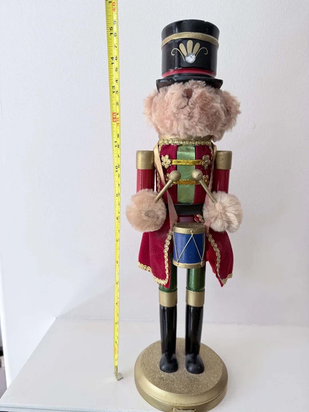 Nutcracker Soldier with Drum Christmas Decor - photo 2