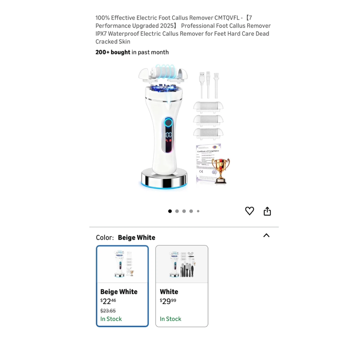 Brand new 100% Effective Electric Foot Callus Remover