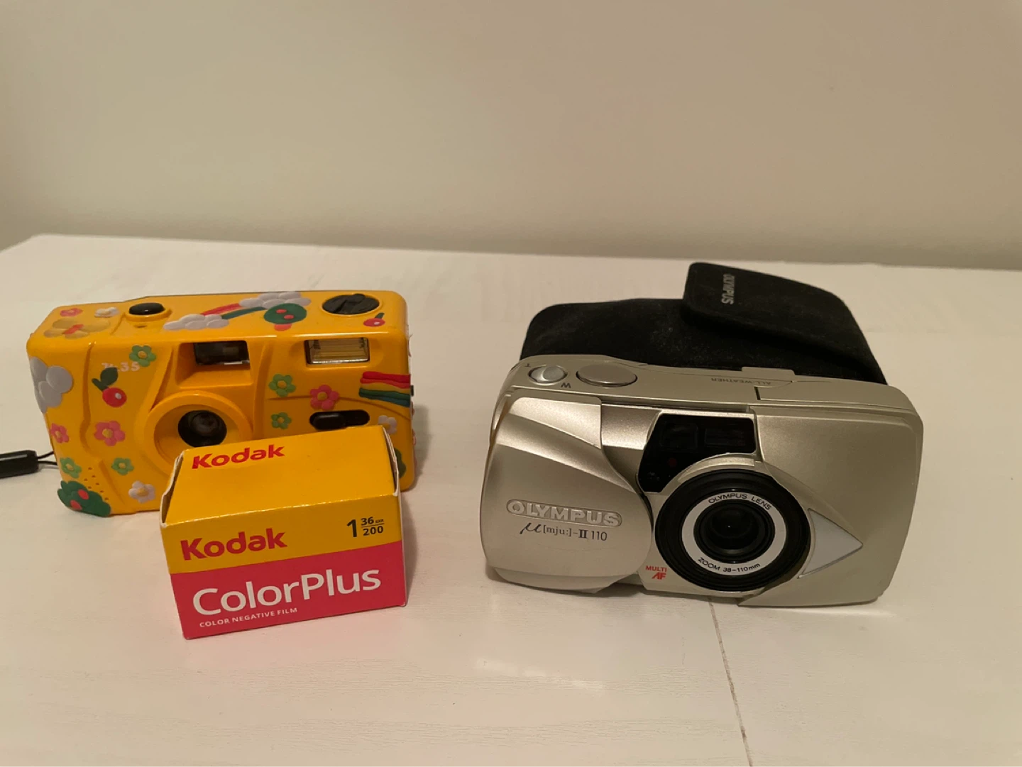 Olympus Mju-II 110 35mm Film Camera with Kodak ColorPlus Film