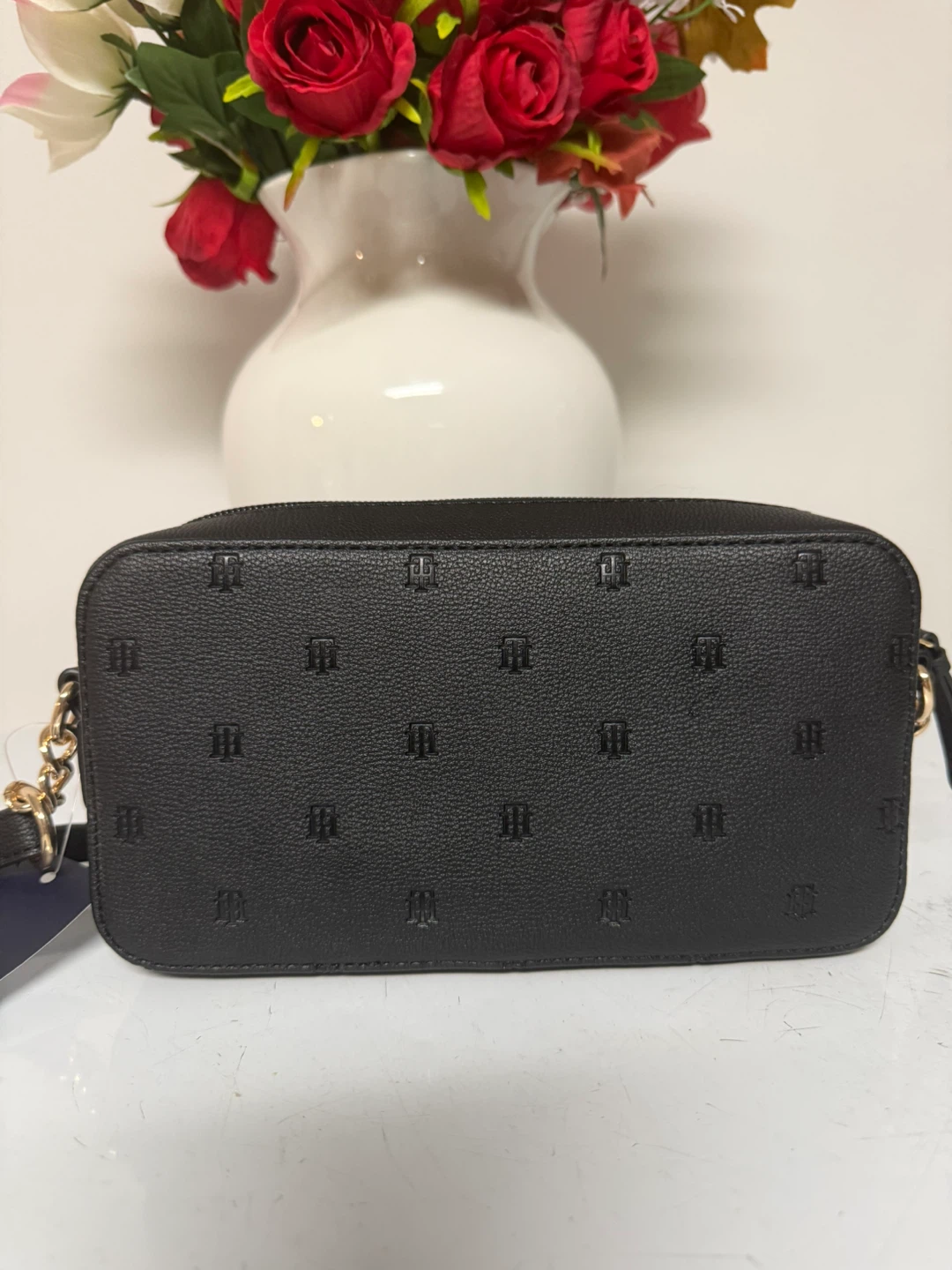 Tommy Hilfiger Black Embossed Camera Bag - photo 2