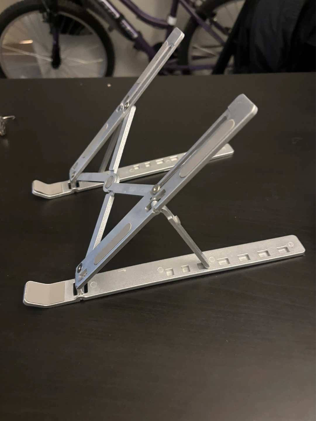 Adjustable Laptop Stand Silver