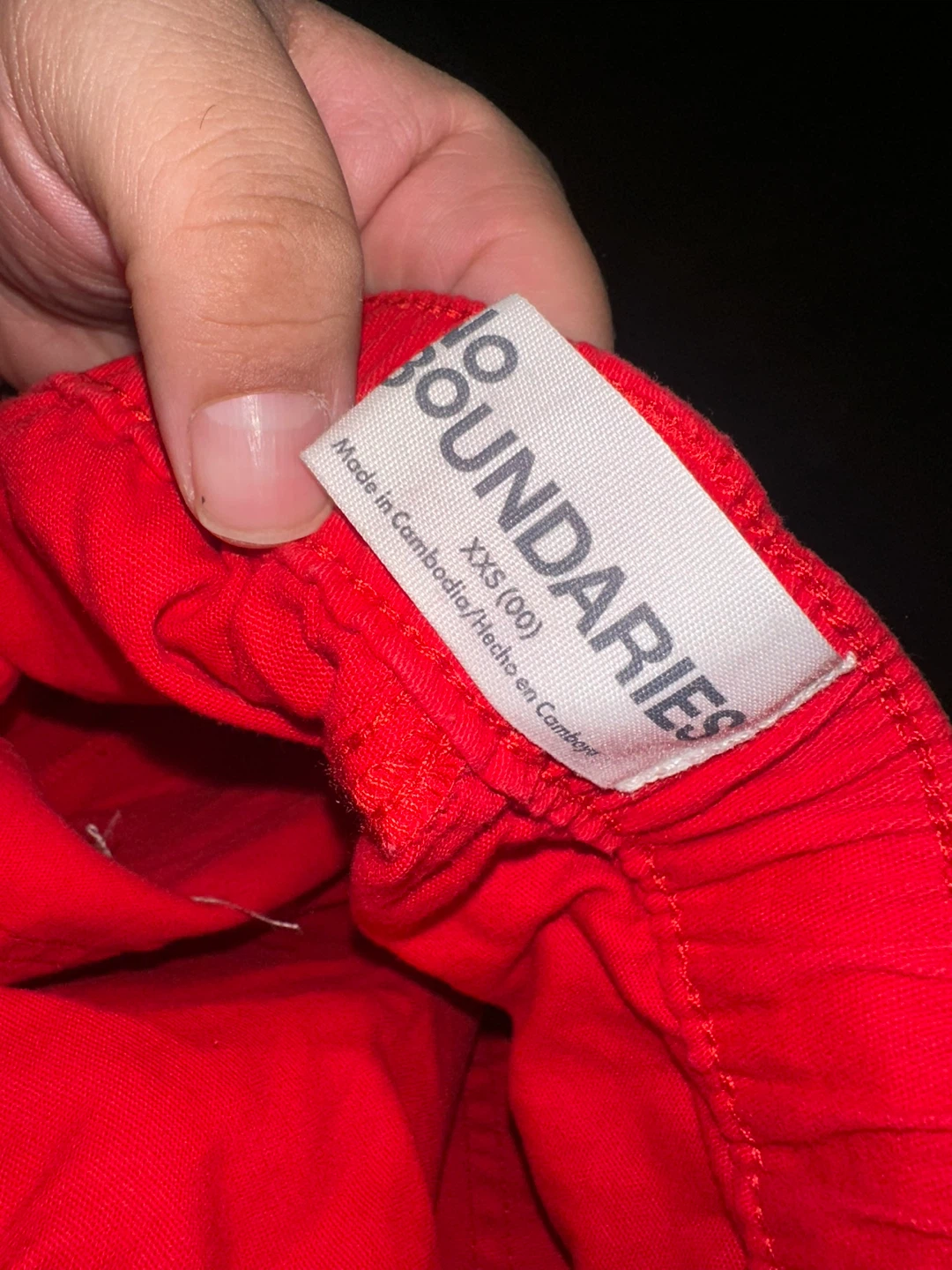 No Boundaries Red Shorts XXS - photo 2