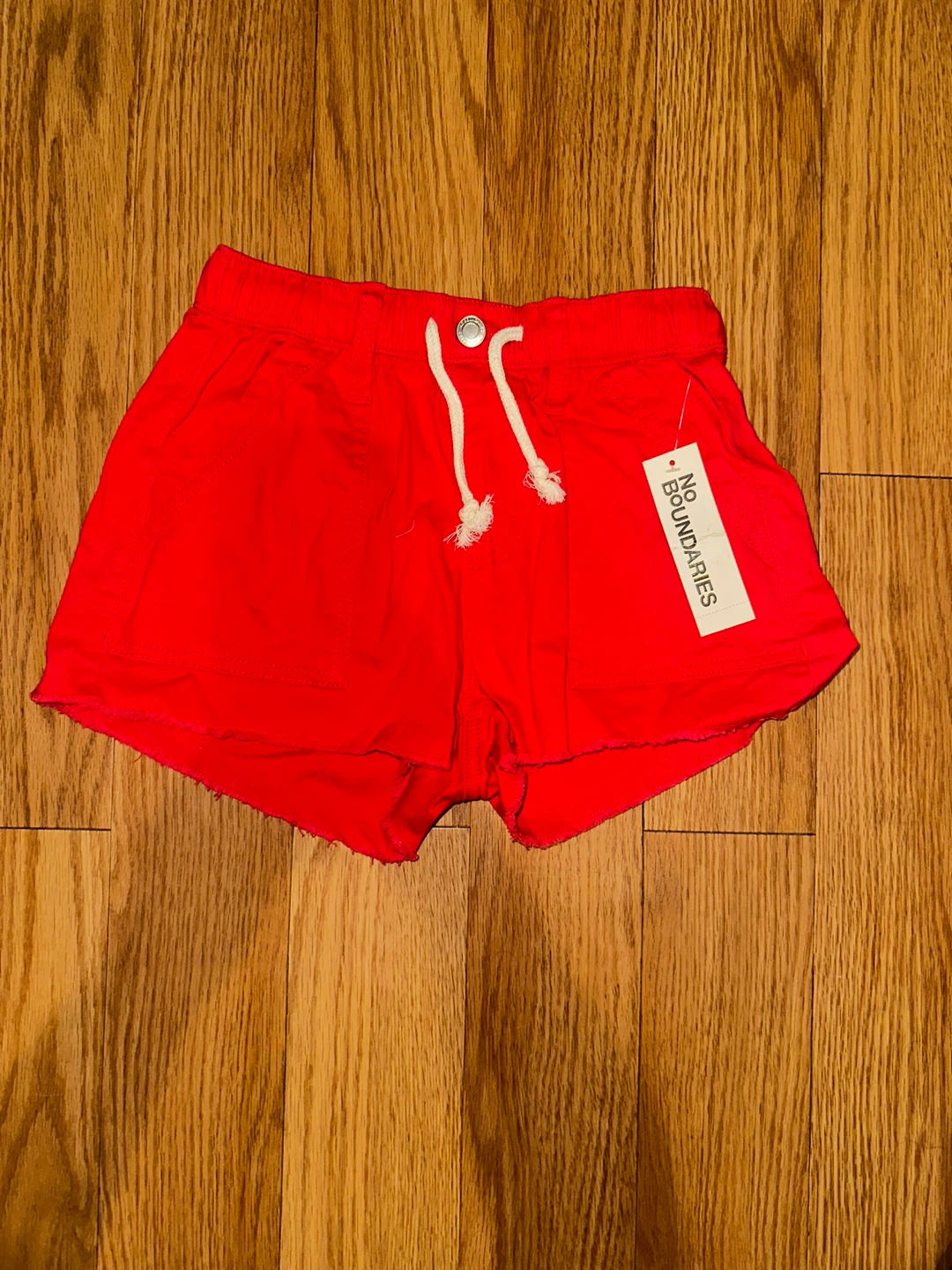 No Boundaries Red Shorts XXS