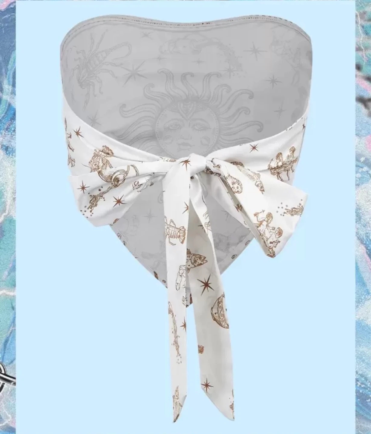 Astrological Print Bandana Top XS - photo 2