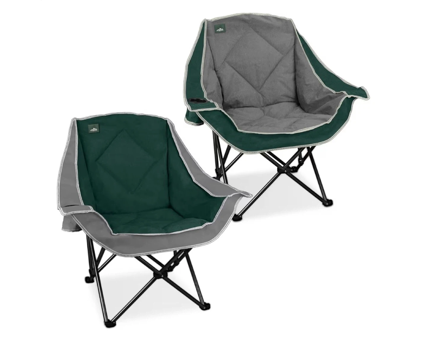 Northroad Folding Camp Chair - Grey & Green