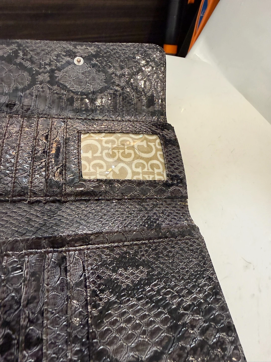 Guess Snake Embossed Wallet