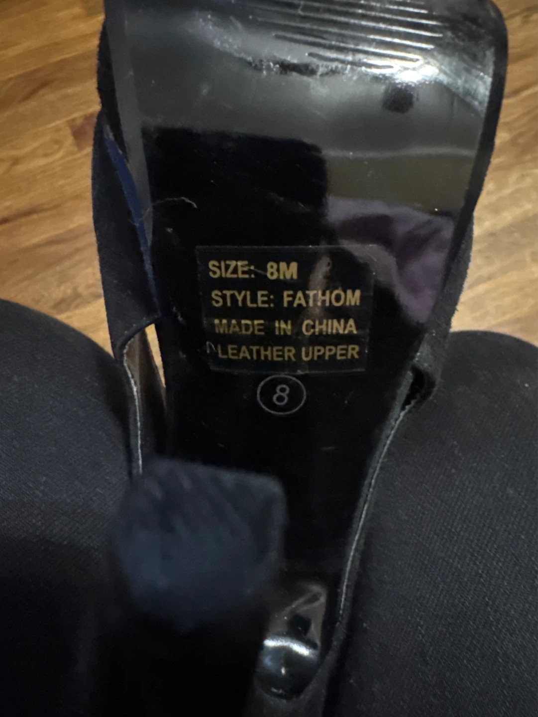 Size 8 Sexy Black Platform Heels - photo 3