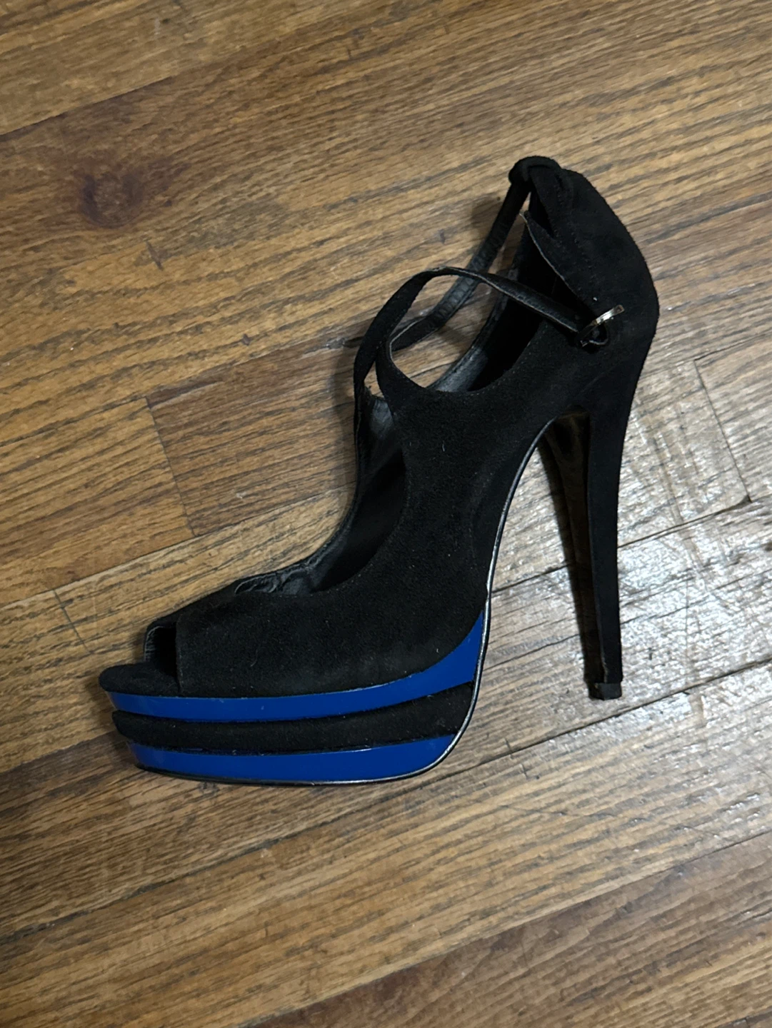 Size 8 Sexy Black Platform Heels - photo 2
