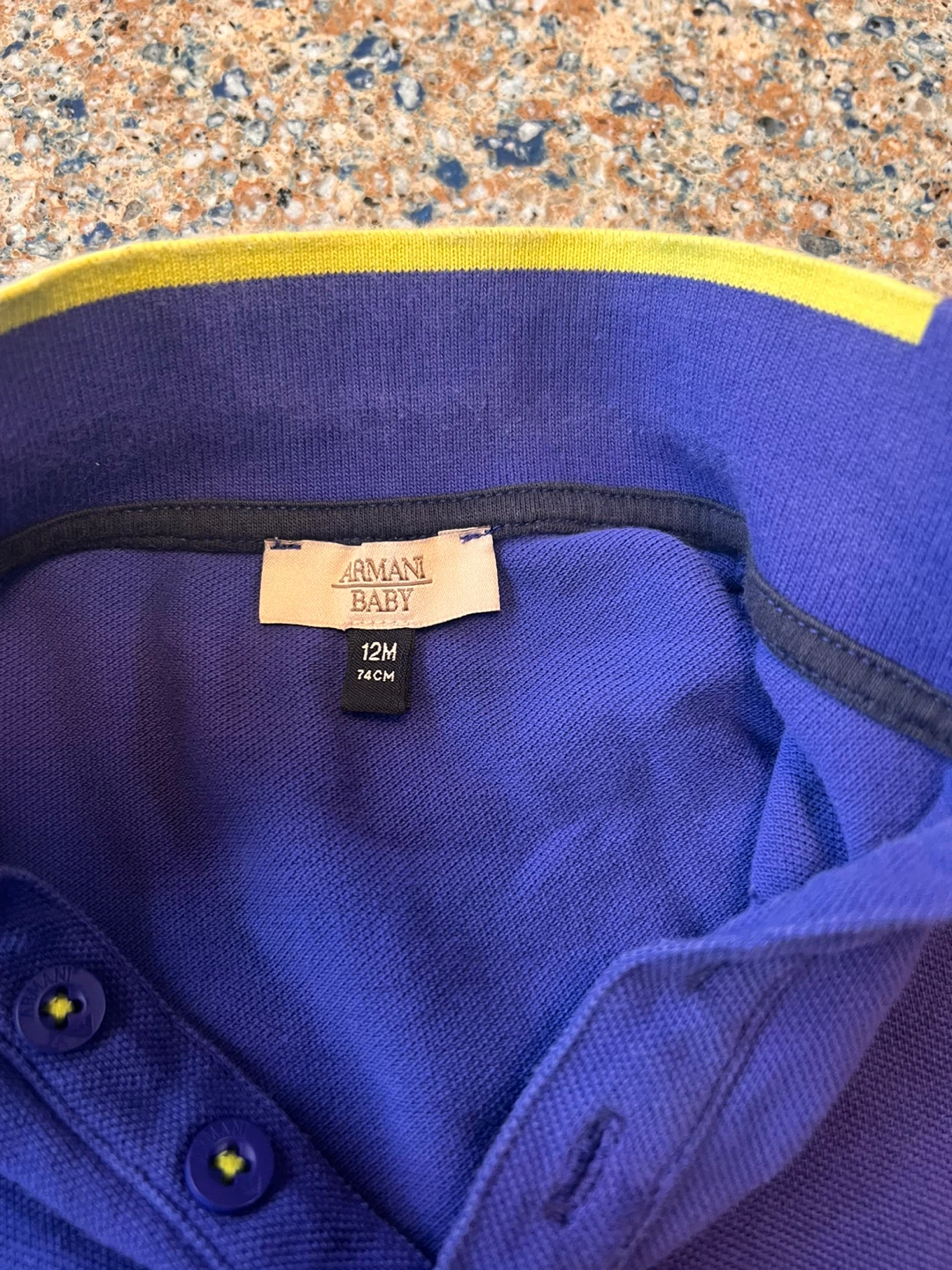 Original and authentic Armani Baby Purple Polo Shirt - 12M - photo 4