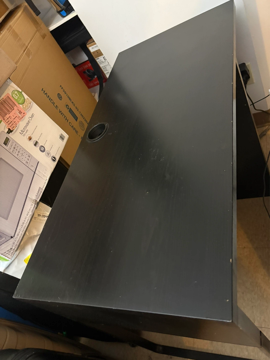Black Study Desk