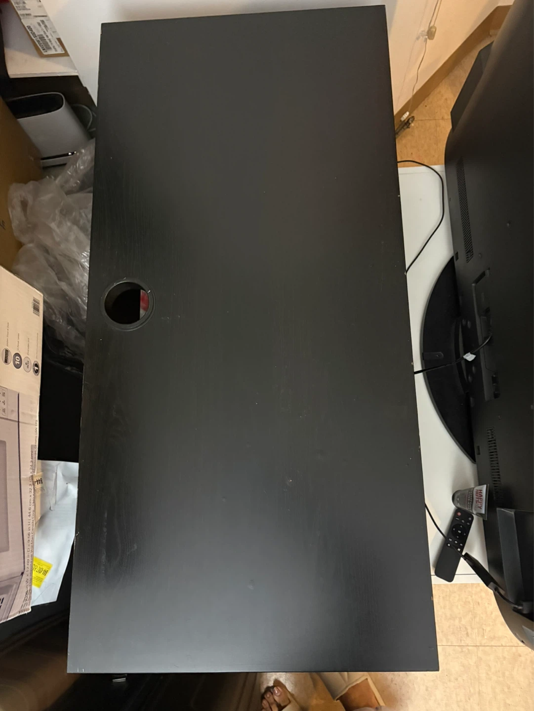 Black Study Desk - photo 3
