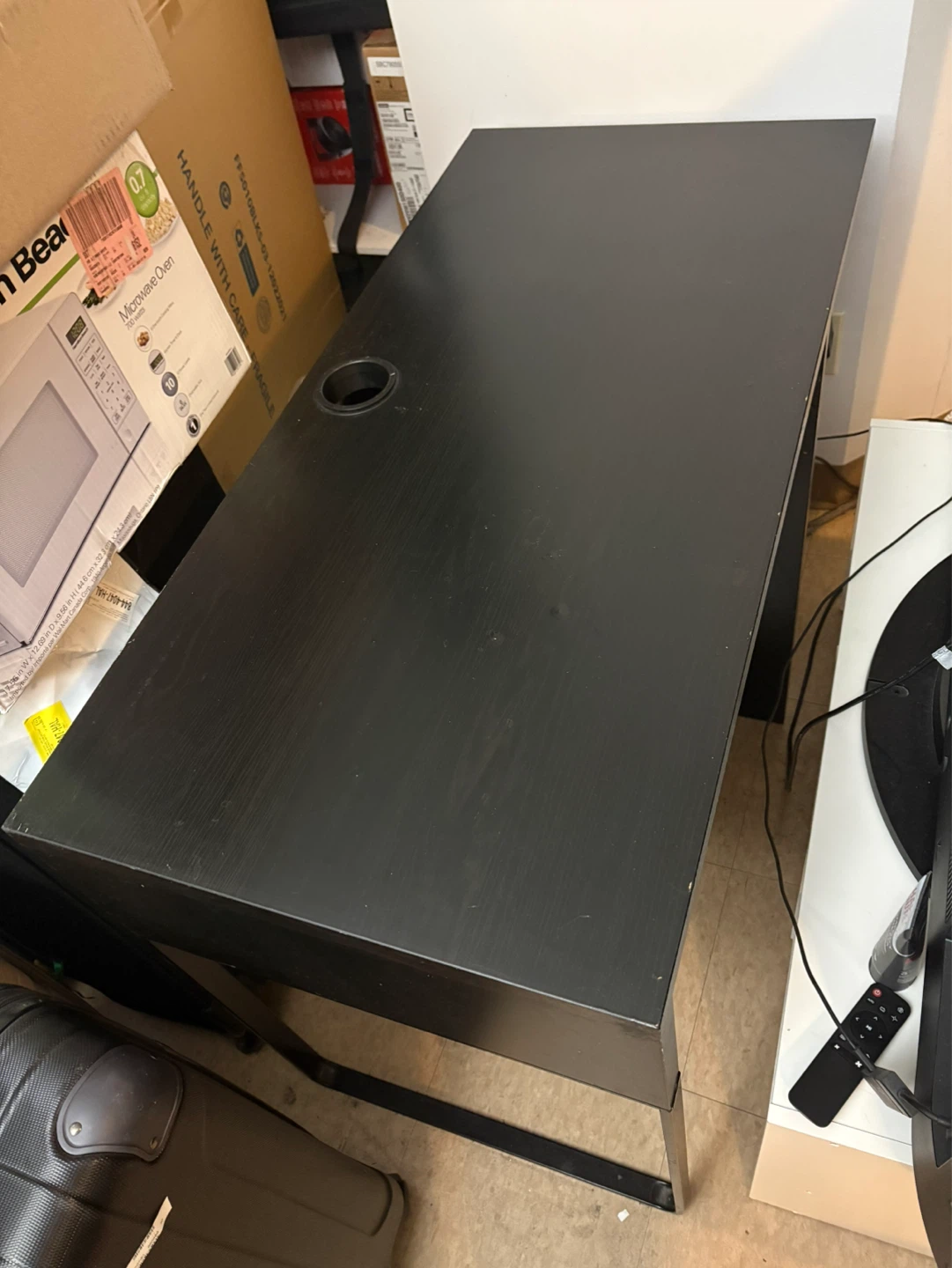 Black Study Desk - photo 2