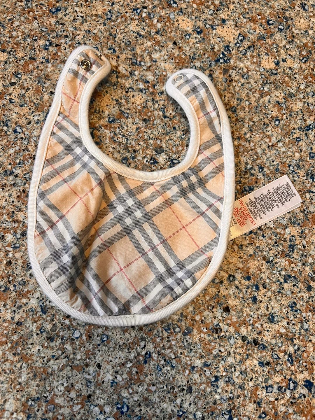 Original and authentic Burberry Baby Bib