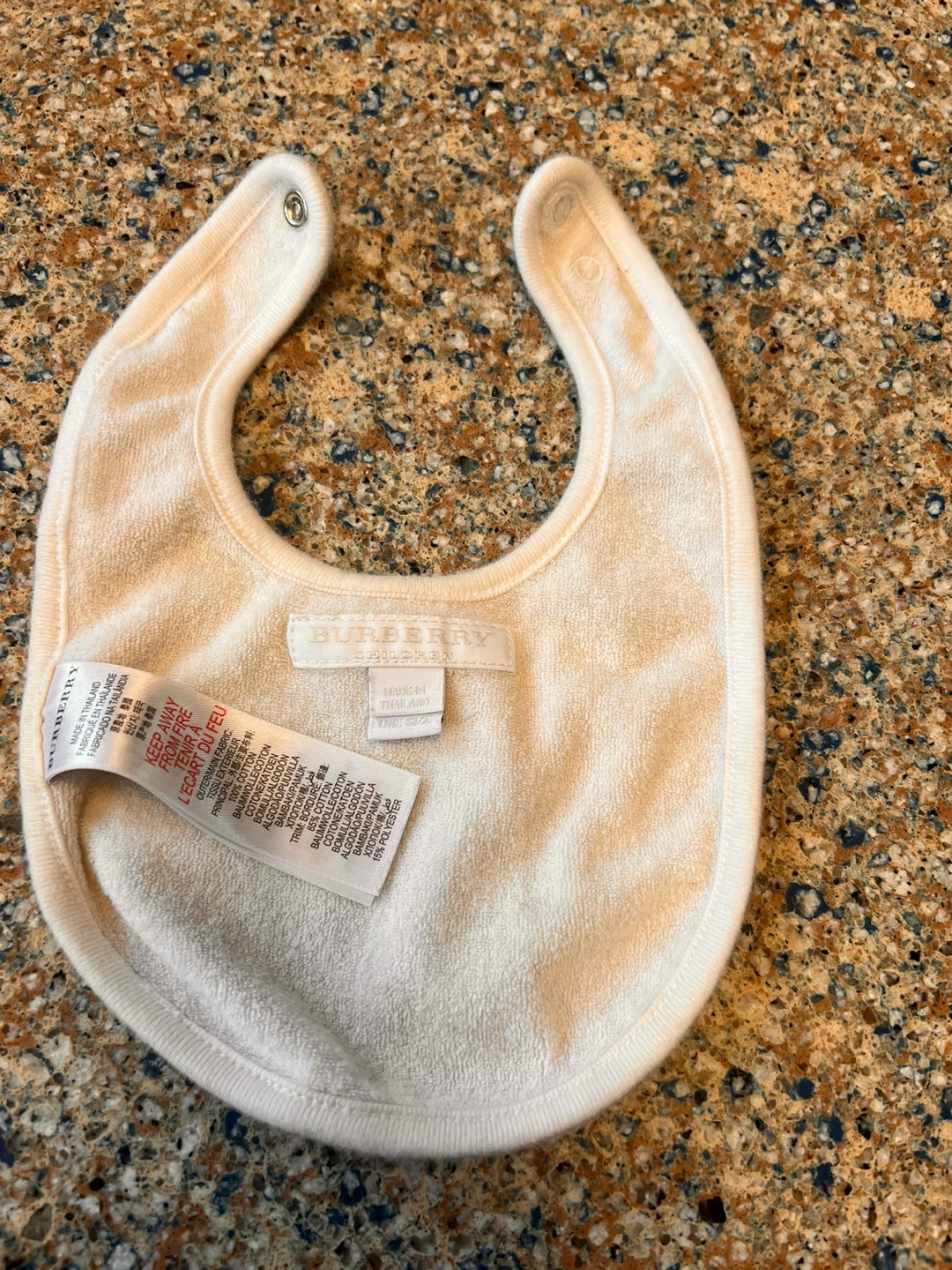 Original and authentic Burberry Baby Bib - photo 4