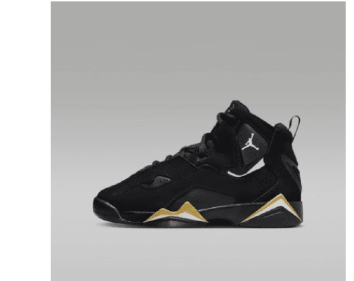Jordan True Flight Toddler Shoes Black Gold