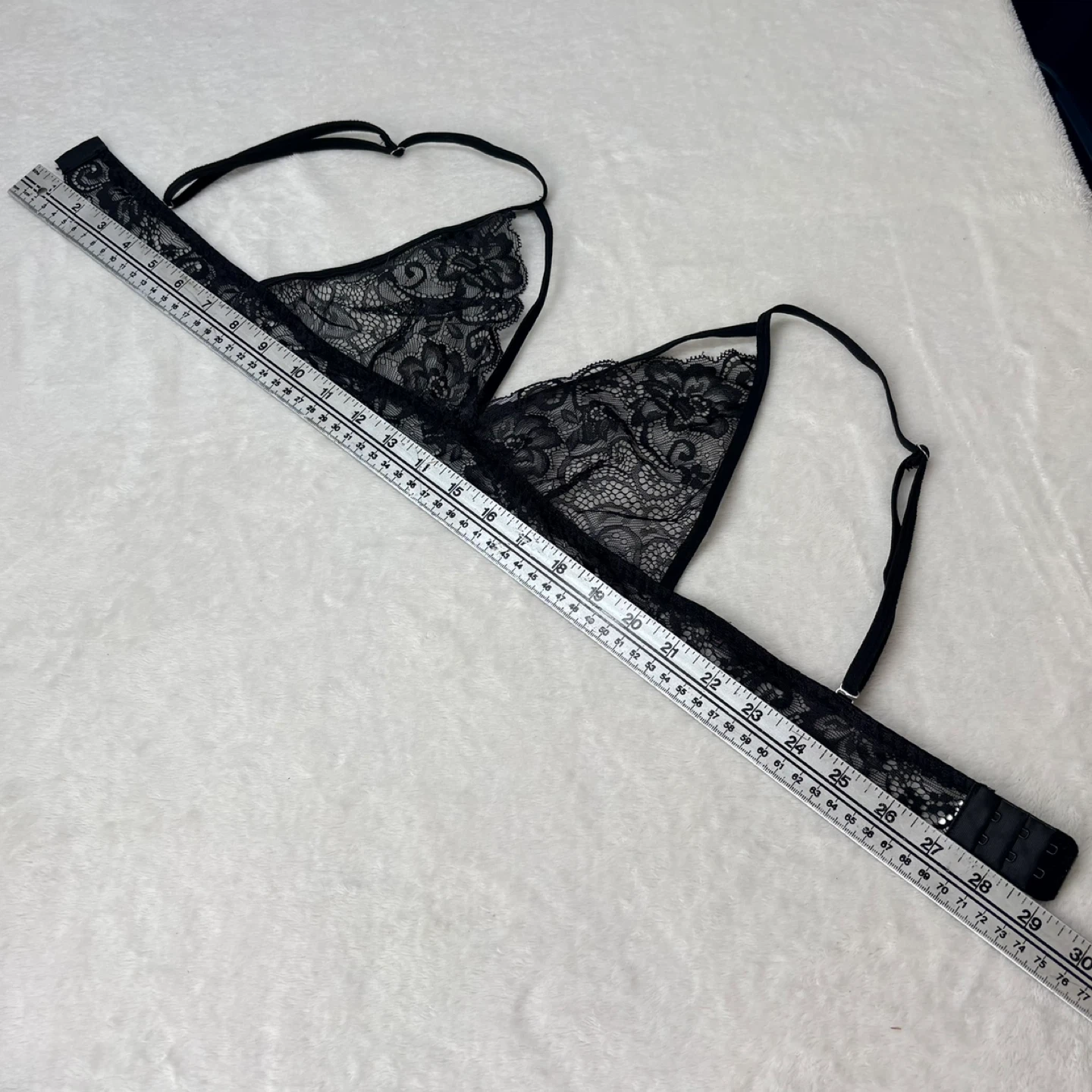 Avid Love 3 Piece Lingerie Set Lace Bra Panty Sheer Skirt Size M - photo 3