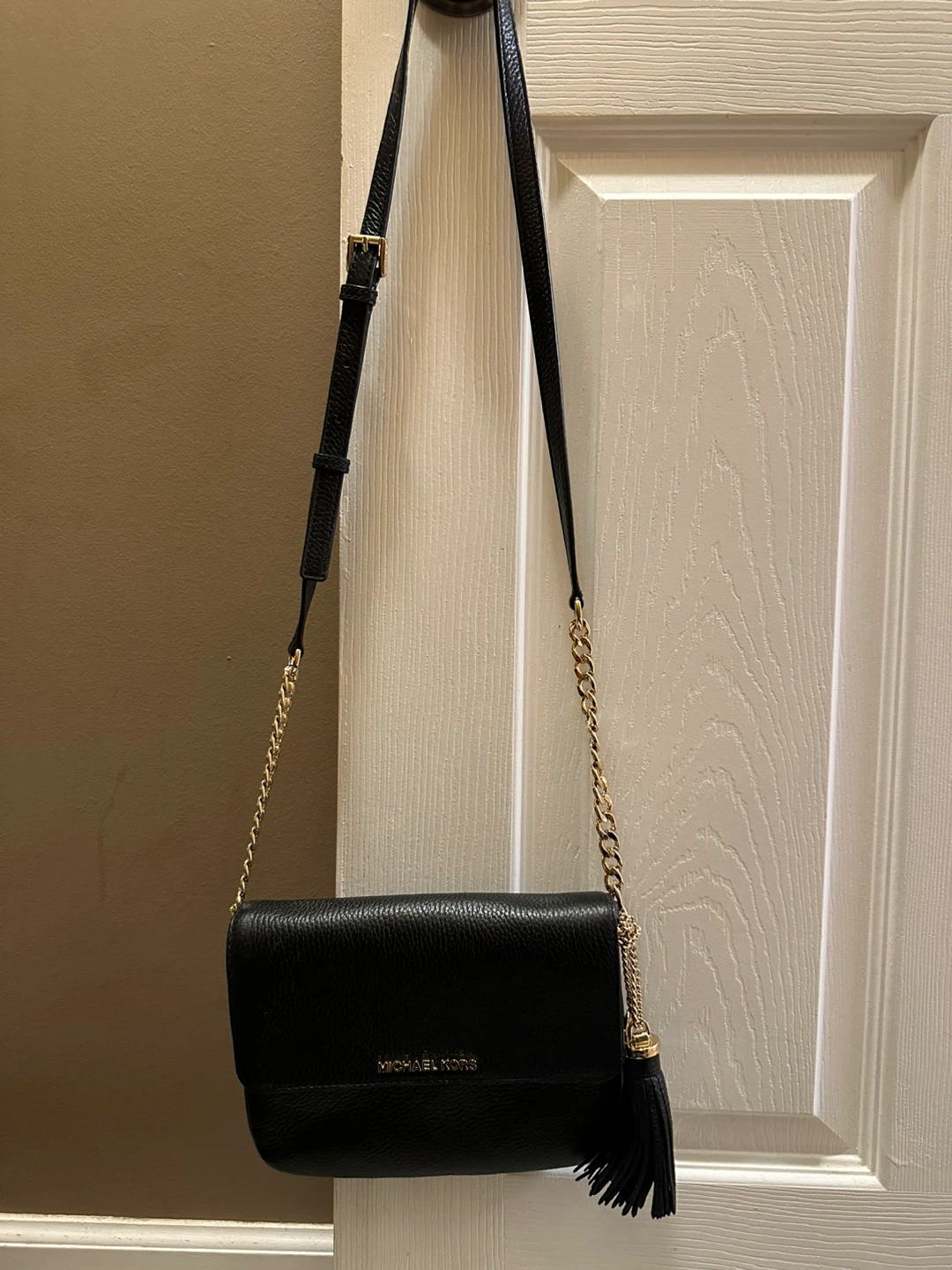 Michael Kors Black Leather Wallet/Clutch