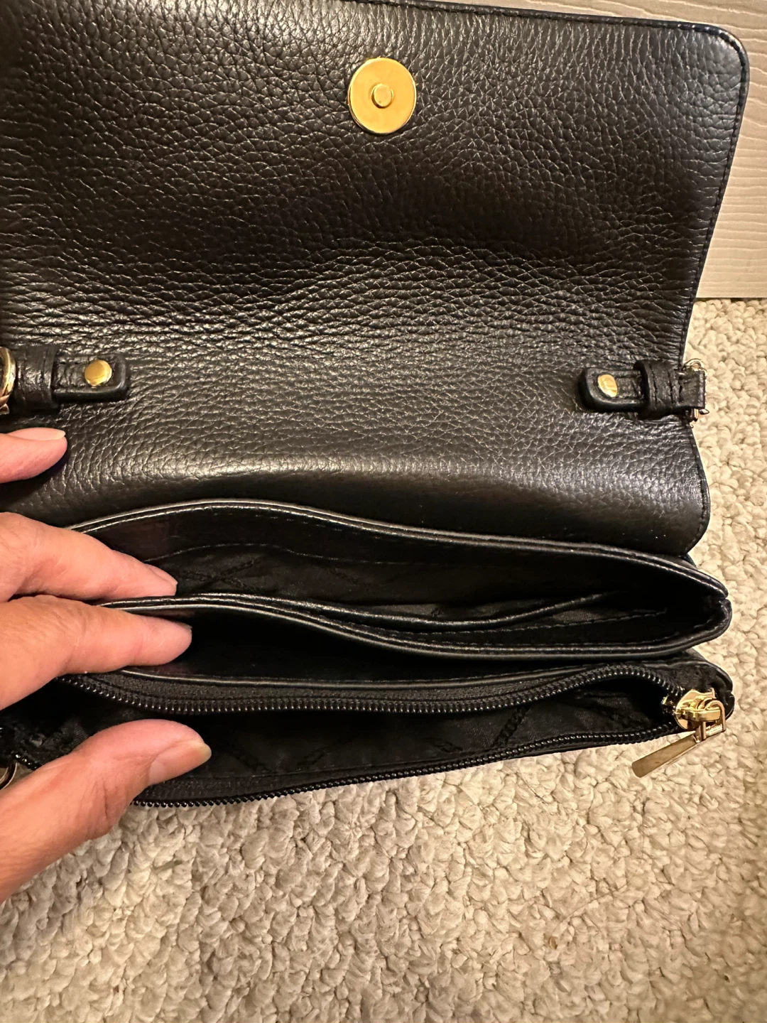 Michael Kors Black Leather Wallet/Clutch - photo 4