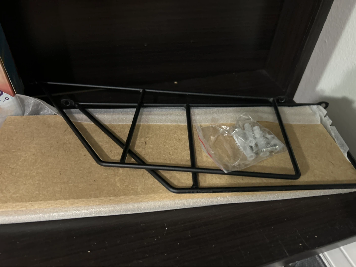 Two-Tier Floating Shelf with Wall Mounts - photo 3