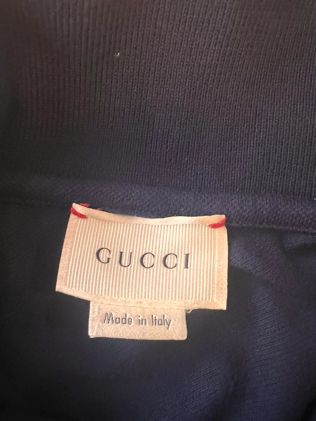 Original and authentic Gucci Navy Blue Polo Shirt - photo 2