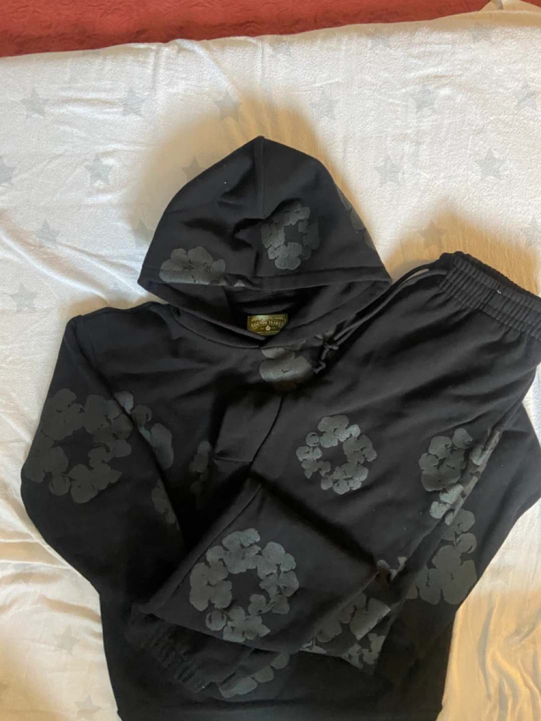 Denim Tears Black Set Size M