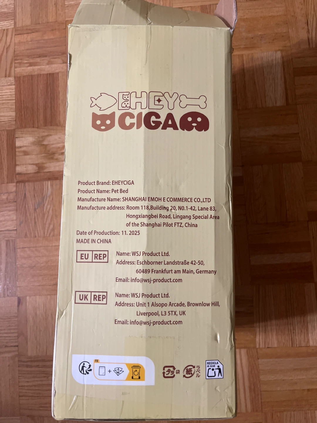 EHEYCIGA Pet Bed - photo 2
