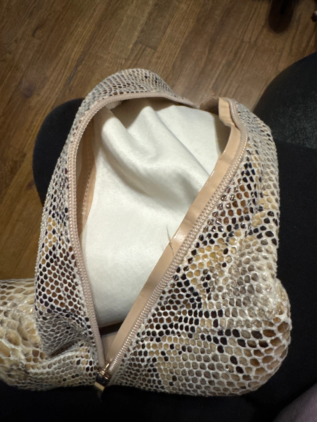Size 8 Snake Print Thigh High Stiletto Boots - photo 5