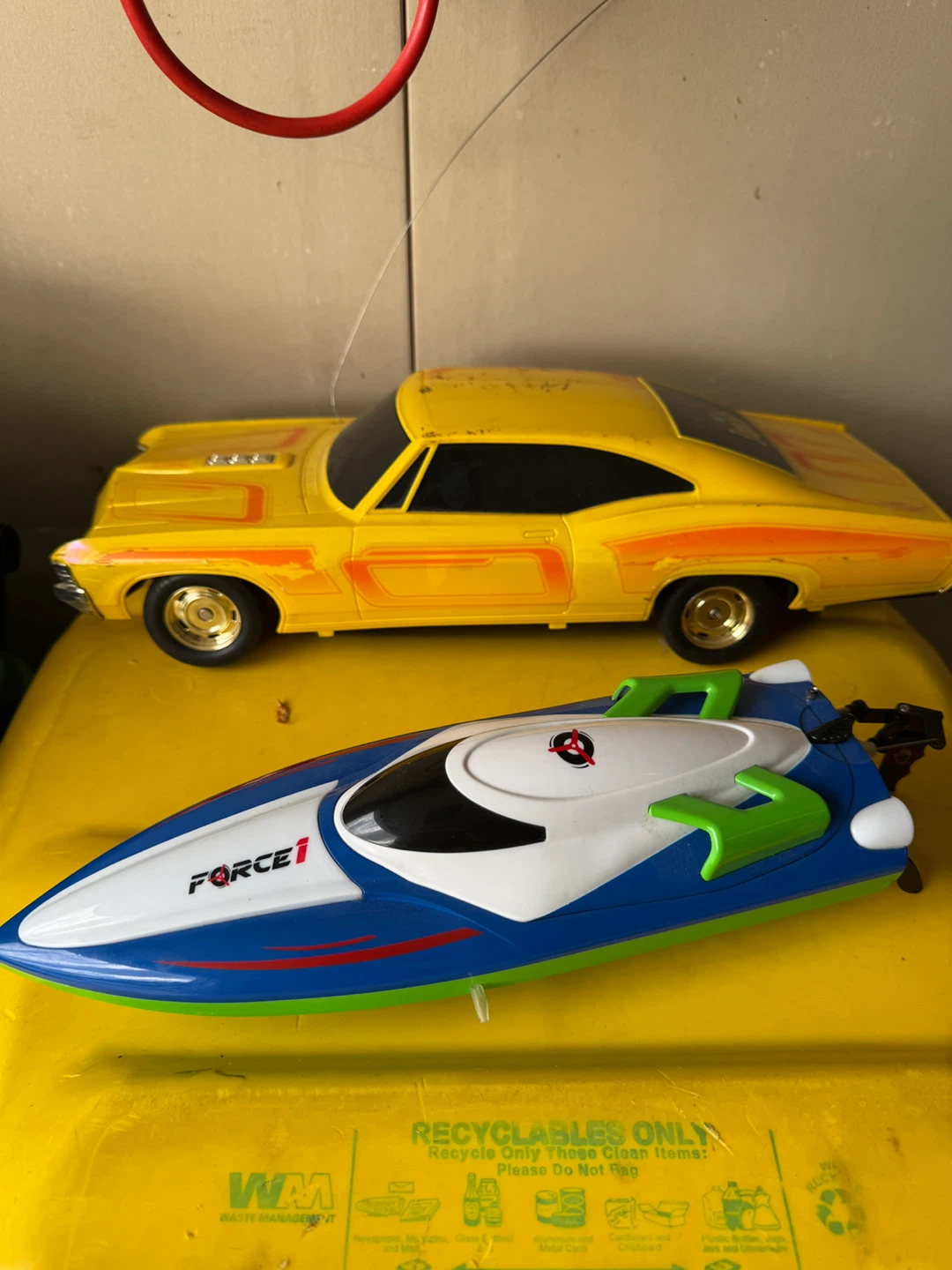 Remote Control Toys Lot - Grave Digger Truck, Drone, Boat, Jet - photo 2