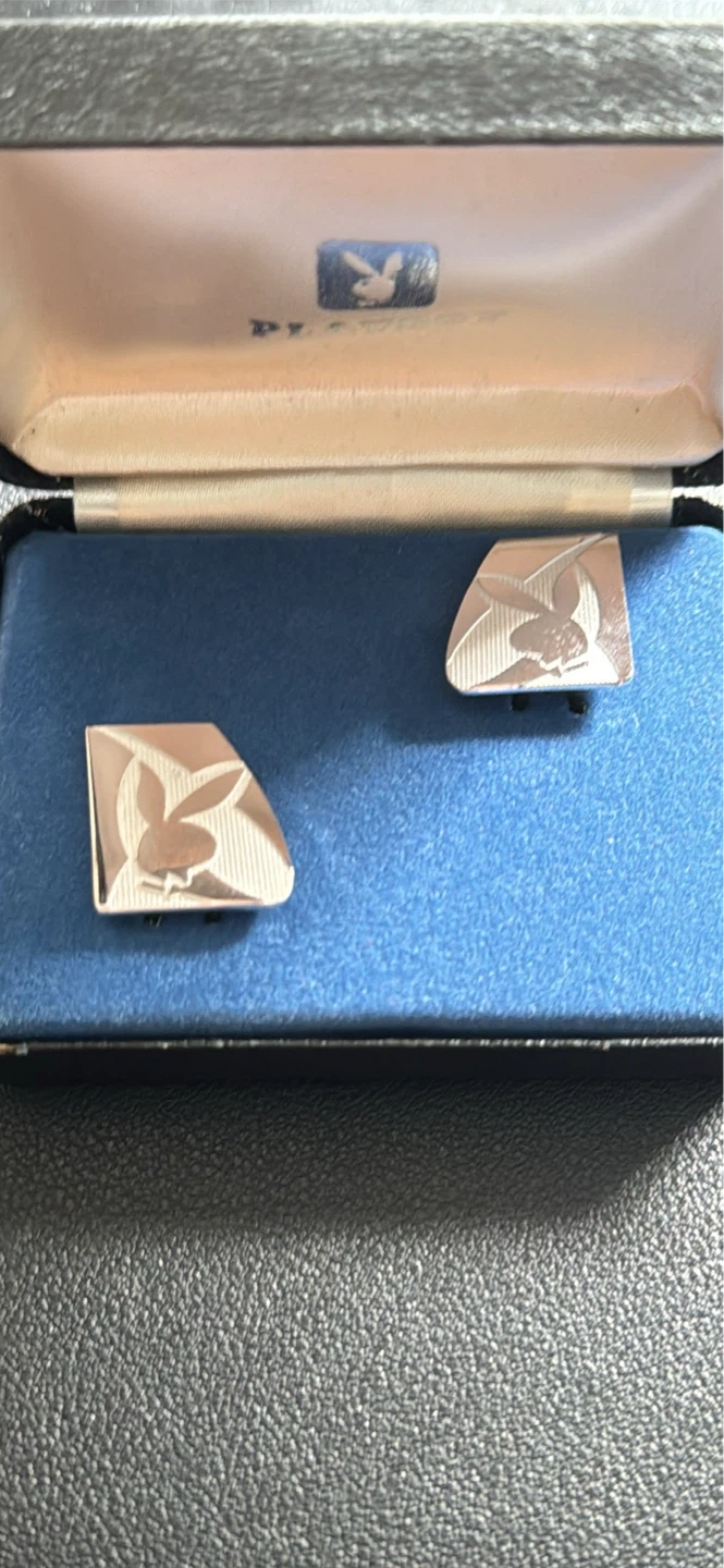 Playboy Cufflinks with Case