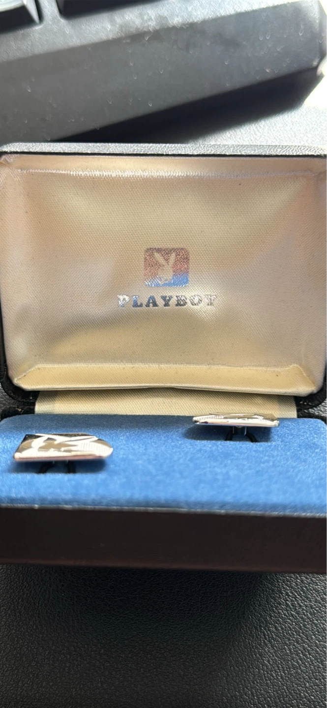 Playboy Cufflinks with Case - photo 2