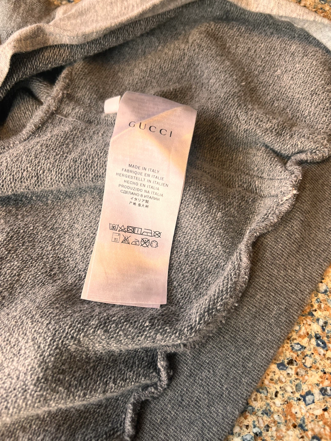 Gucci Kids Grey Zip-Up Hoodie with Star Detail - photo 4