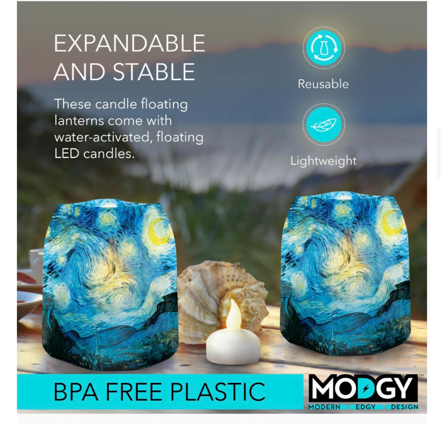 Luminary Lanterns Set – LED Floating Candles - photo 2