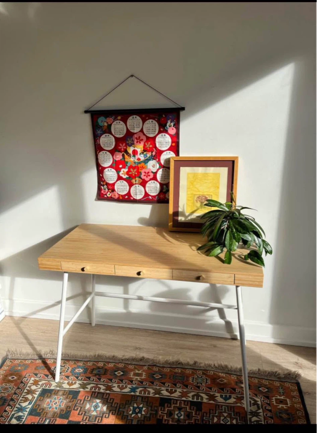IKEA bamboo desk - photo 3