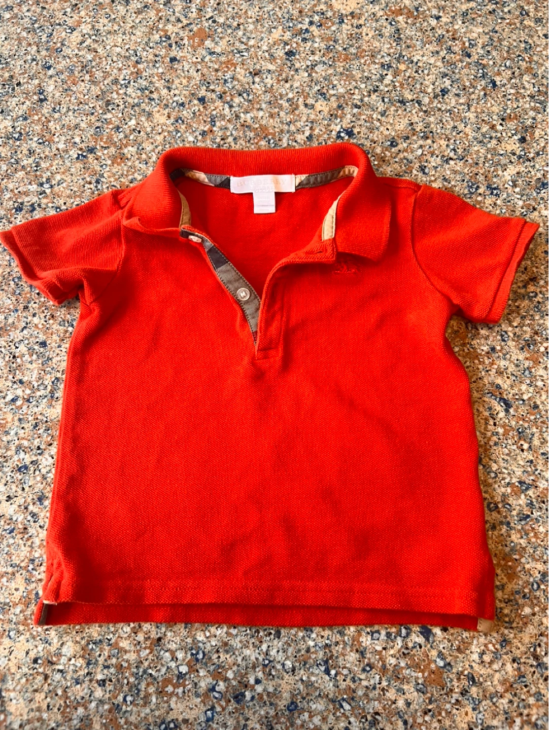 Authentic & original Burberry Red Polo Shirt Toddler