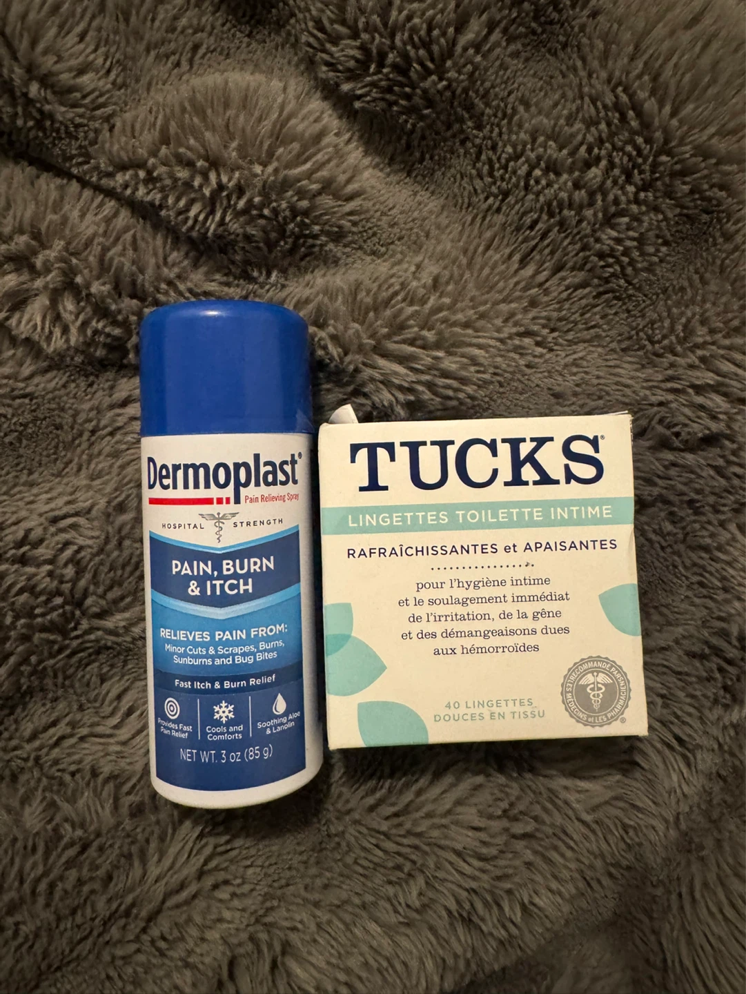 Postpartum Essentials (Dermoplast Spray & Tucks Pac)