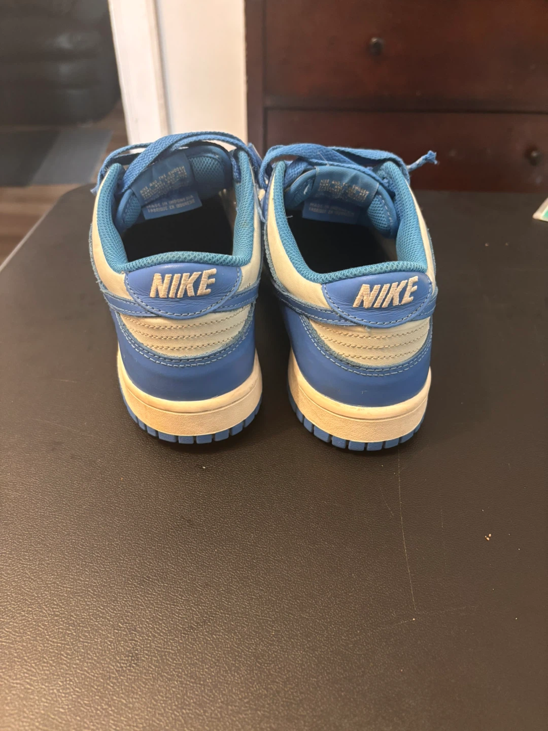 Nike Dunk Low Blue & white Sneakers - photo 3