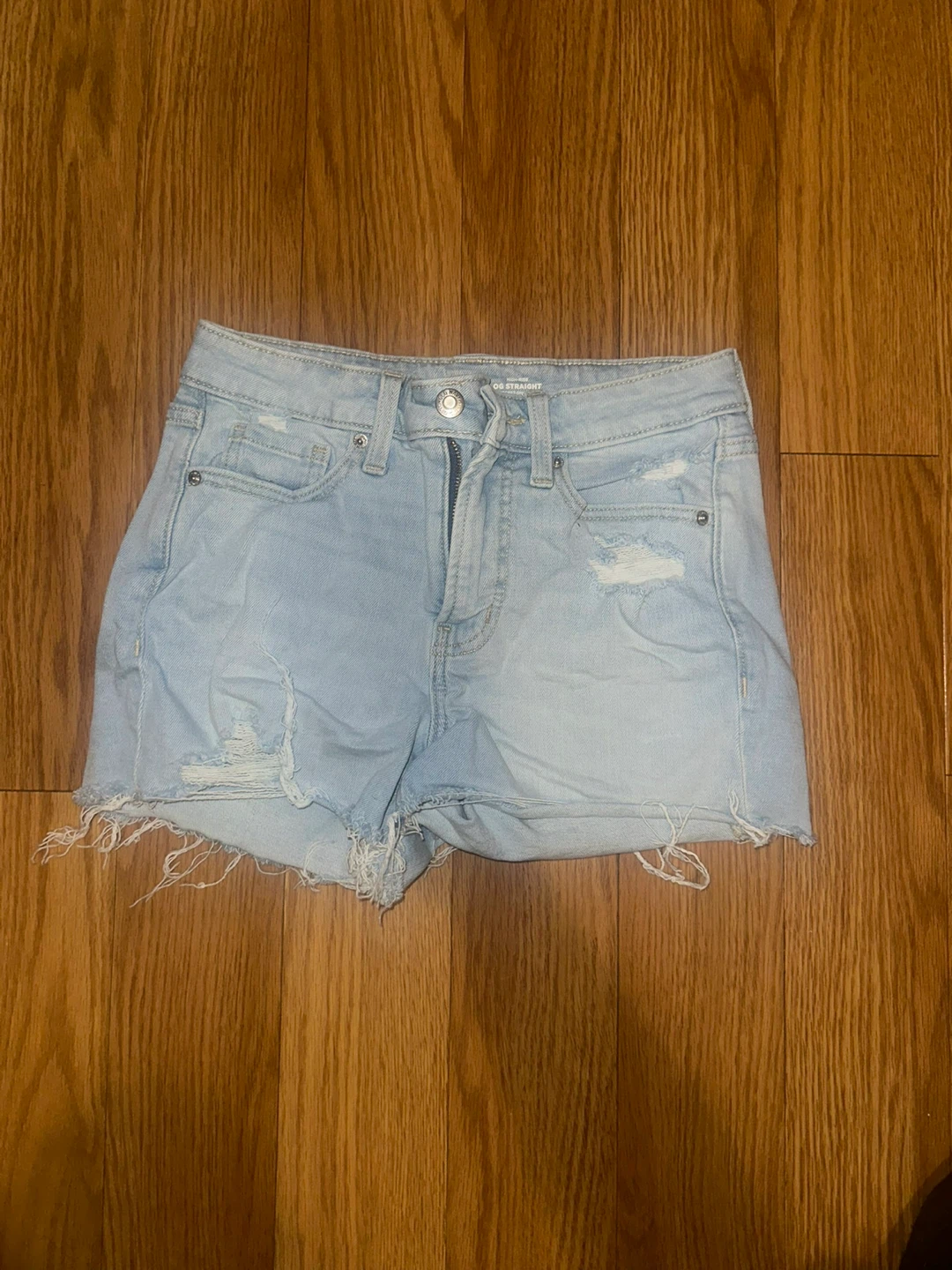 Old Navy OG Straight Denim Shorts Size 0