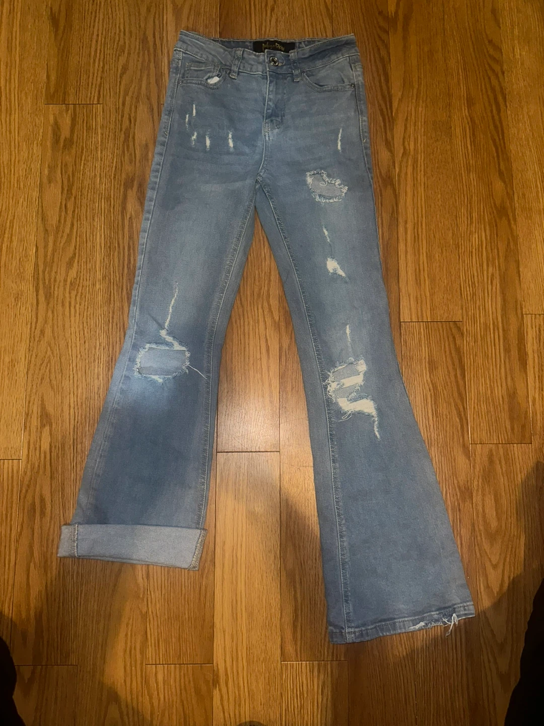 Indigo Rein Bell Bottom Jeans Size 3/25
