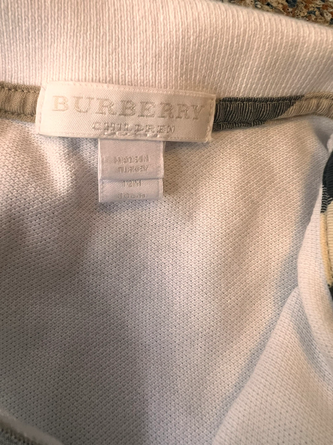 Original and authentic Burberry Baby Polo Shirt - photo 4