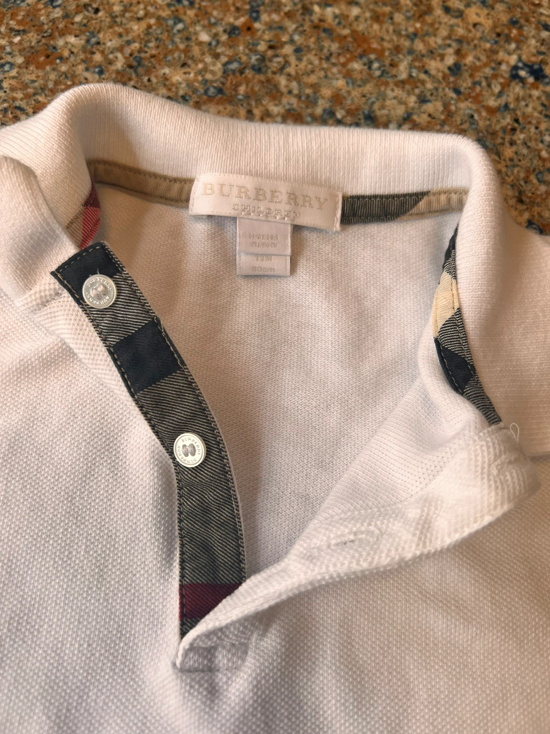Original and authentic Burberry Baby Polo Shirt - photo 3