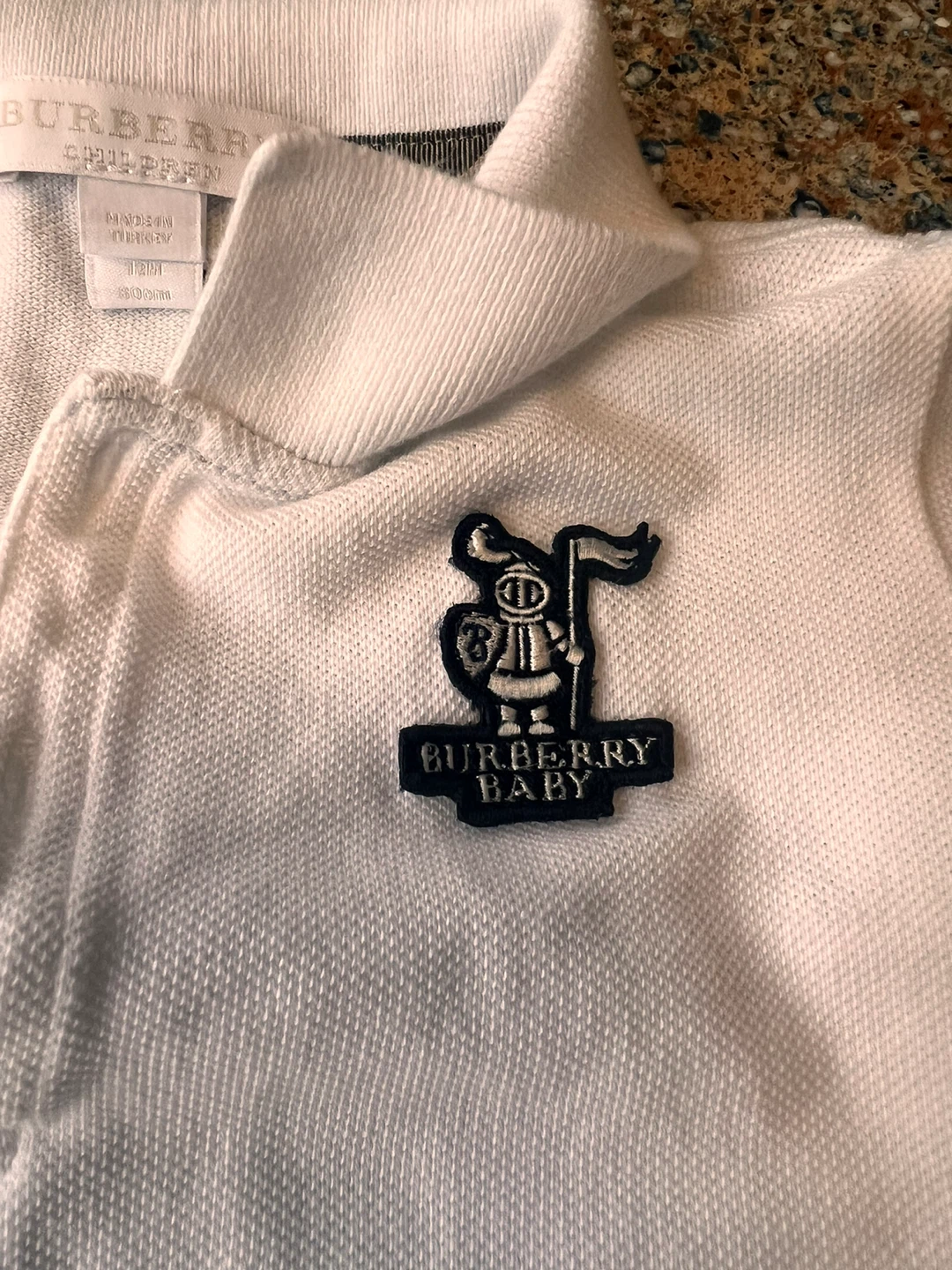 Original and authentic Burberry Baby Polo Shirt - photo 2