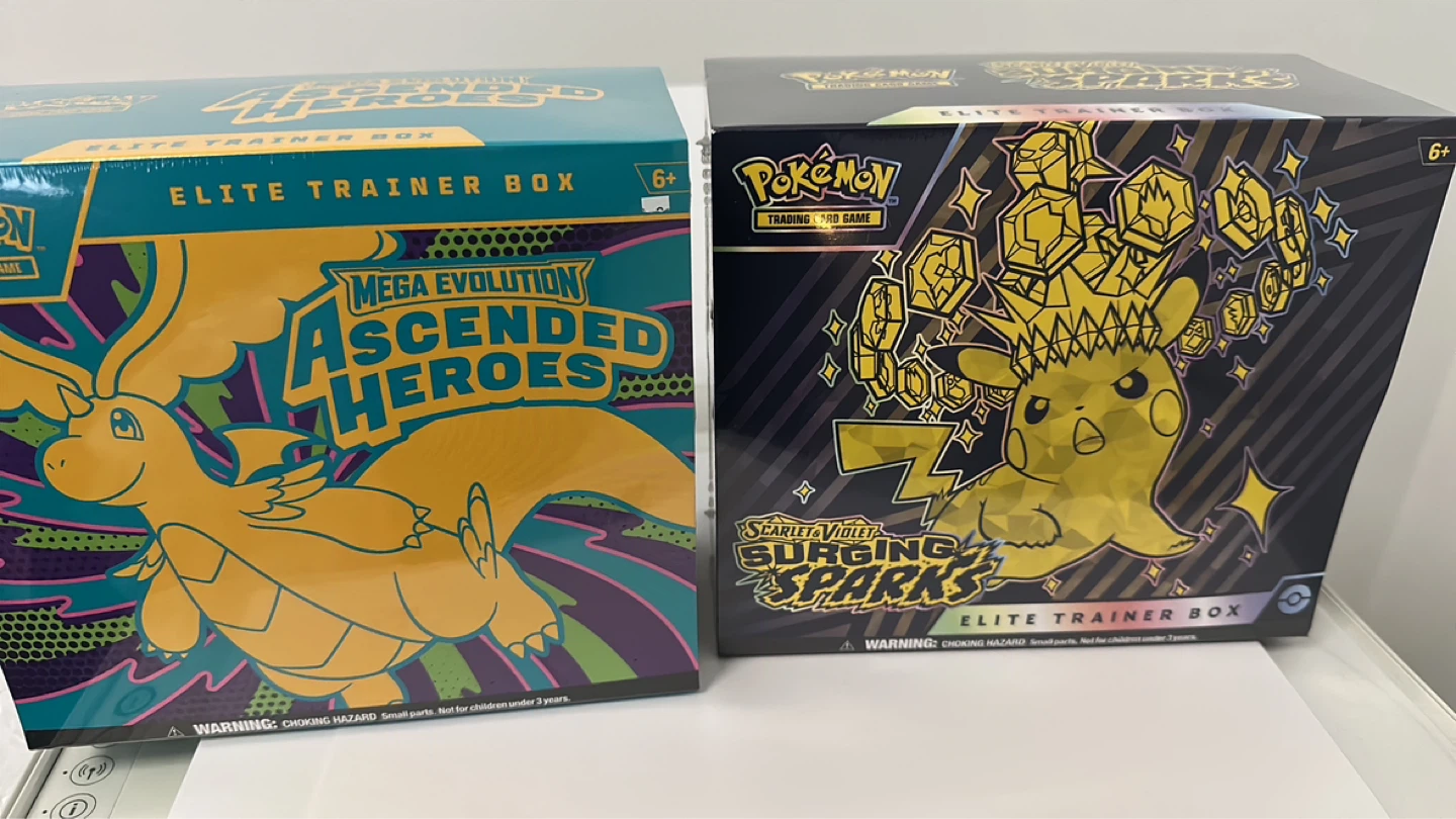 POKEMON: ASCENDED HEROES/SURGING SPARKS ETB SEALED