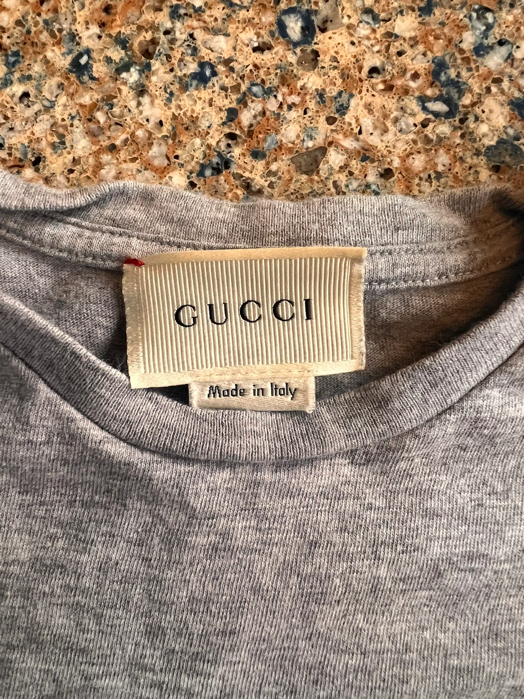 Original and authentic Gucci Baby Grey Cotton T-Shirt - photo 3