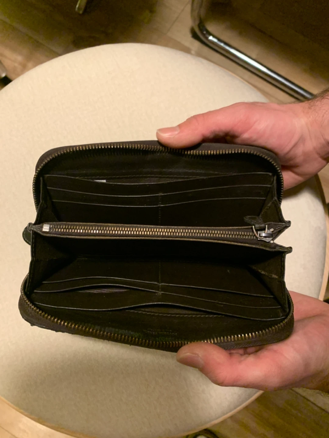Botega Veneta Intrecciato Leather Zip Around Wallet - photo 4
