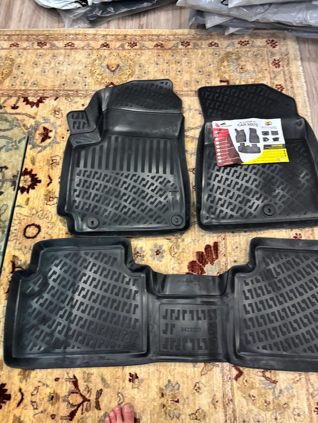 Rizliner 3D Custom Fit Car Mats for Kia Soul 2020-2024