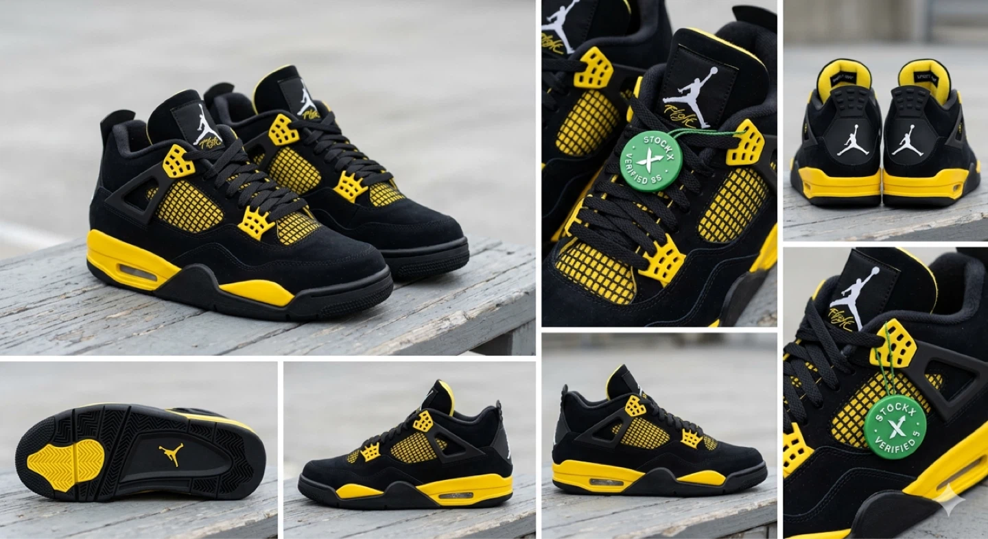 Air Jordan 4 'Lightning' Sneakers - photo 2