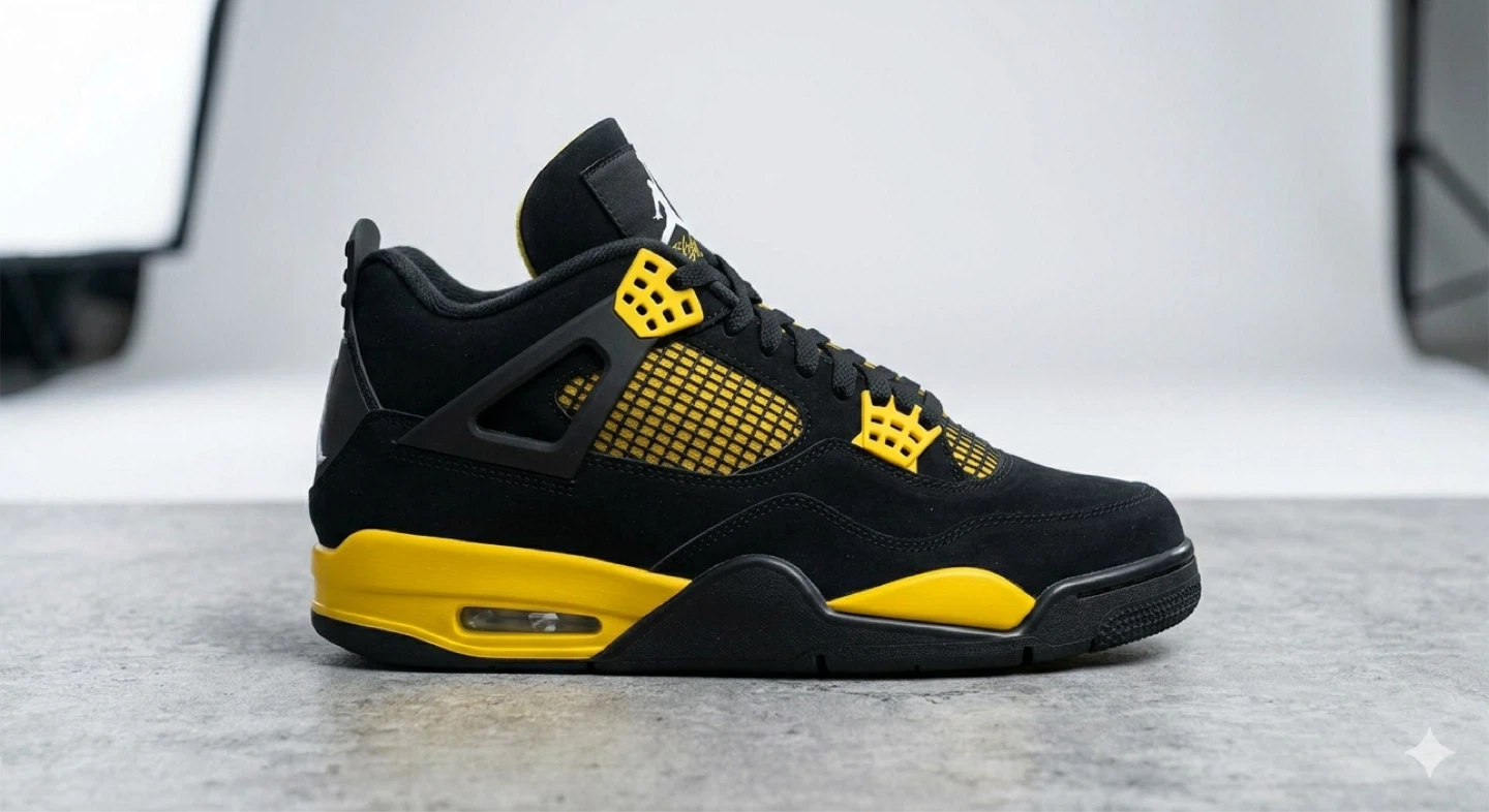 Air Jordan 4 'Lightning' Sneakers - photo 3