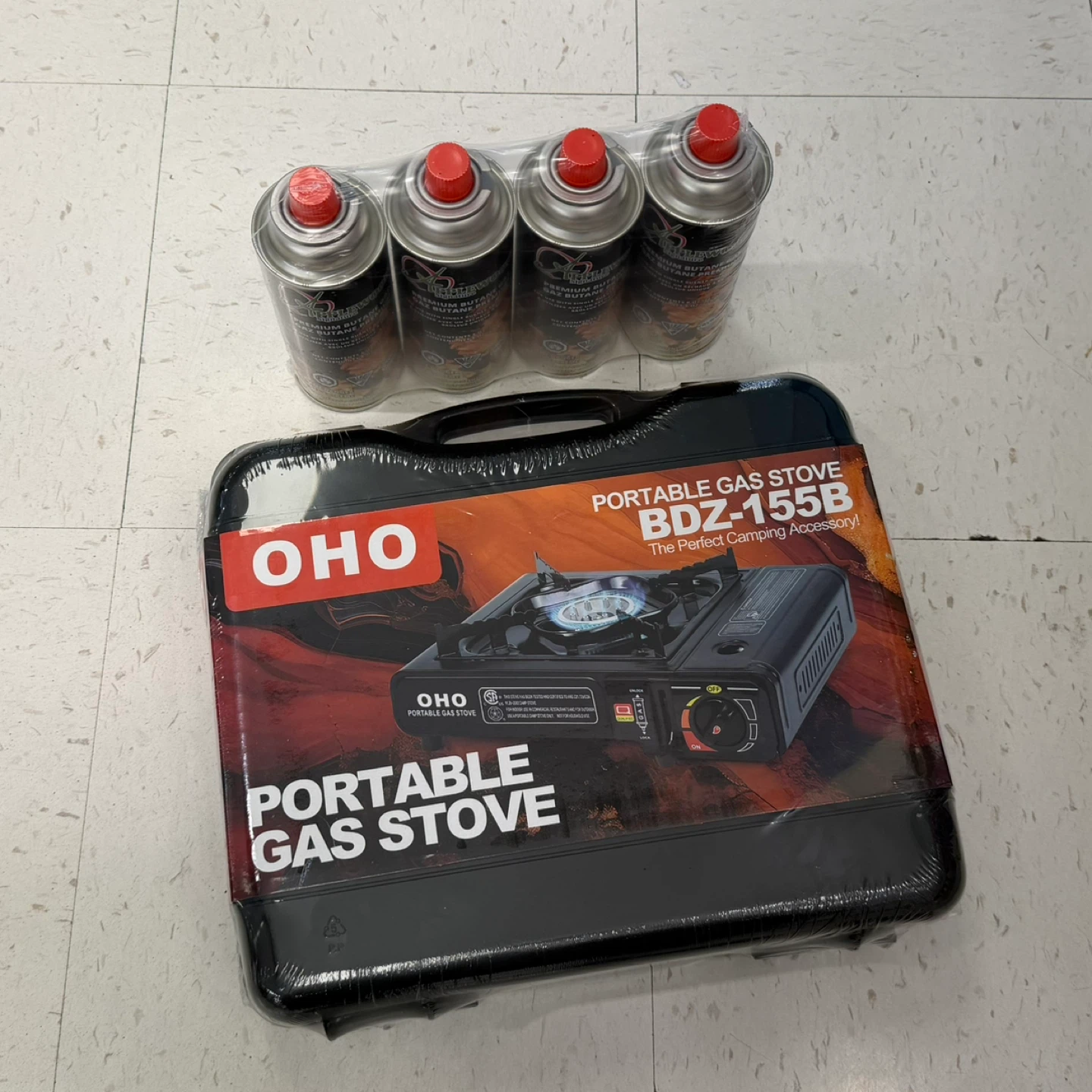 Portable Gas Stove Set – Brand New (Sealed)